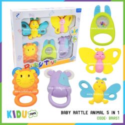Baby Rattle Animal 5 in 1 - BRA51