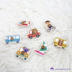 Puzzle Knob Kayu Transportasi A3003 	