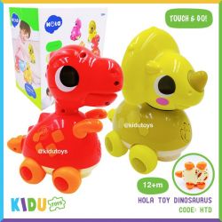 Mainan Anak Dinosaurus Hola Toy Dinosaurus Triceratops Tyronosaurus Dino Berjalan Mainan Dino Kidu Toys - HTD