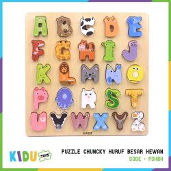 Puzzle Chuncky Huruf Besar Hewan - PCHBH 