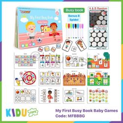 My first Busy Book Baby Games Kidu Toys - MFBBBG