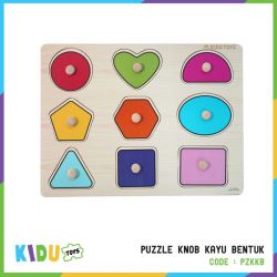 Puzzle Knob Kayu Bentuk 	 - PZKKB 